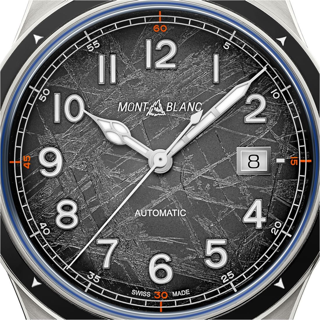 ＢＢ Montblanc 1858 0 Oxygen - The 8000 Automatic 41 mm Stainless Steel